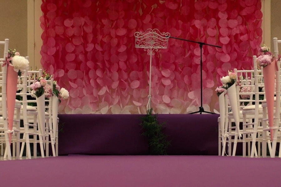 Déco Salle de Prière Mariage Lyon - La Fée Soirée